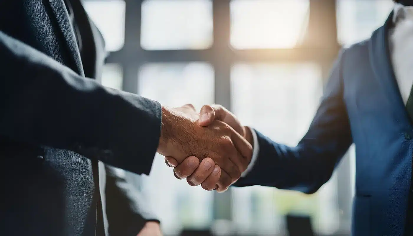 Mani che si stringono